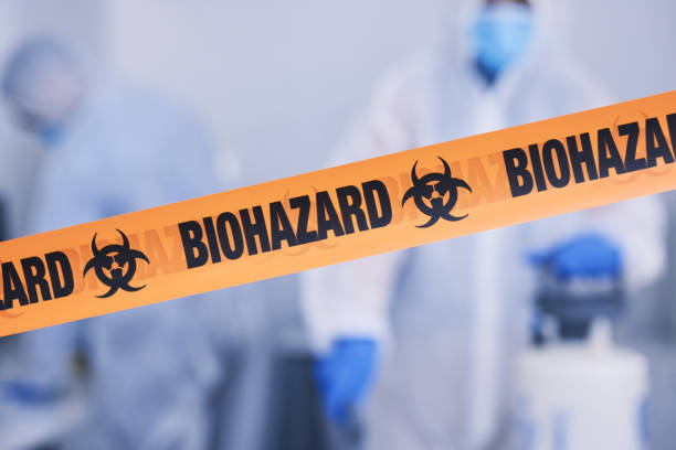 Professional Blood Cleanup technician working in West Point, CA